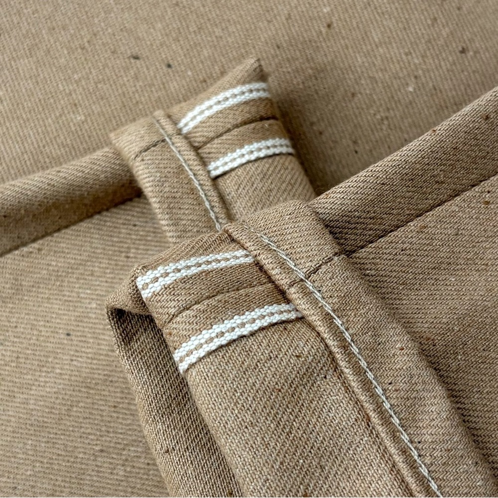 Naked & Famous Denim Brown Fox Selvedge Denim - Strong Guy Jeans - Picture 7 of 7